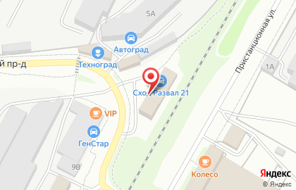 Кафе Лама в Базовом проезде на карте