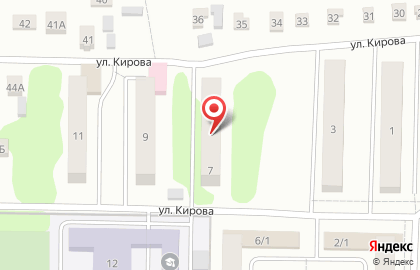 Новоугольный, почтовое отделение на карте