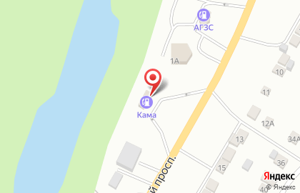 Кама в Саратове на карте