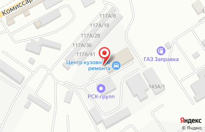 Группа компаний СНС в Комиссаровском переулке на карте