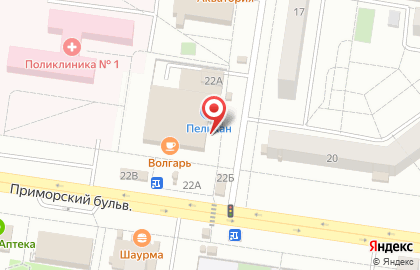 Салон сотовой связи Мобилэнд на Приморском бульваре на карте