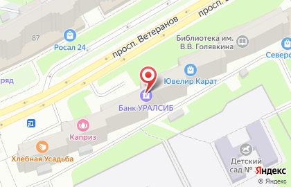 Банк Уралсиб, Филиал в Спб, Отделение Таллинское на карте