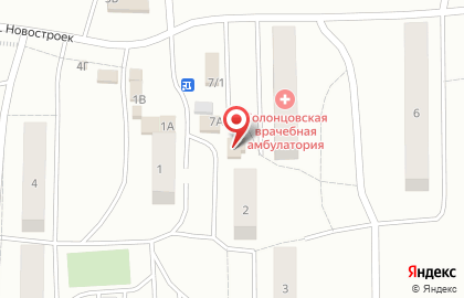 Терем на улице Новостроек на карте