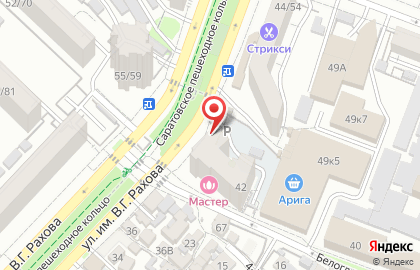 Торговая компания Антураж в Октябрьском районе на карте