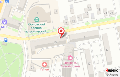 Парикмахерская Гламур в Заводском районе на карте