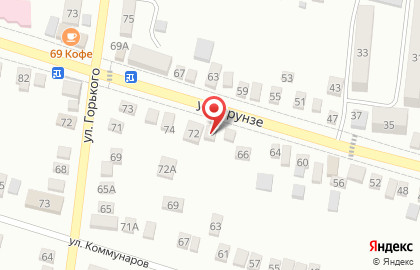 Химчистка на улице Фрунзе на карте