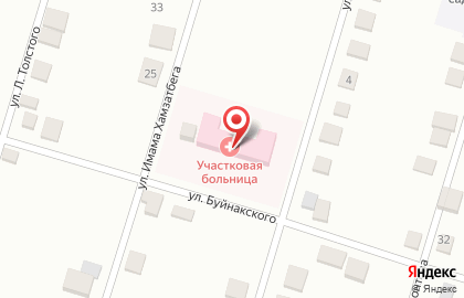 Участковая больница с. Чиркей на улице Буйнакского на карте