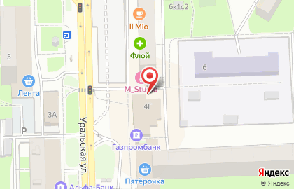 Магазин овощей и фруктов на Уральской, 4а на карте