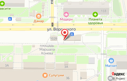 Роспечать на улице Воровского на карте