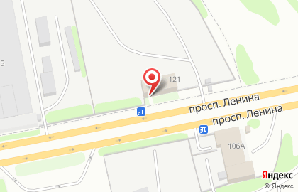 Деловой центр Восточный на проспекте Ленина на карте