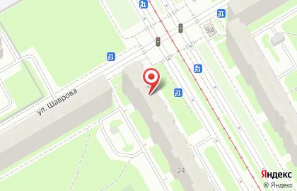 Продовольственный магазин на проспекте Авиаконструкторов на карте