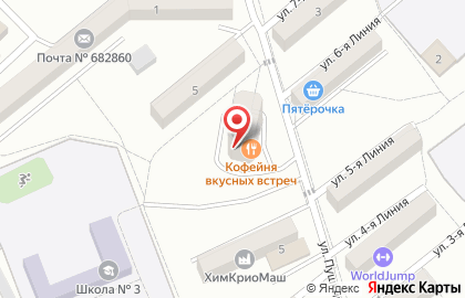 Франшиза «Кофейня Вкусных Встреч» на карте