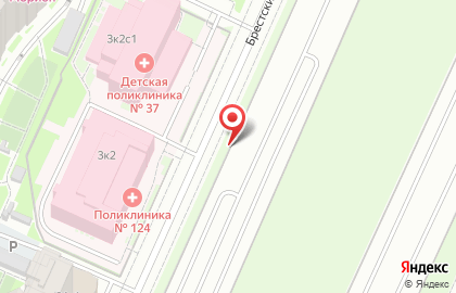 Автостоянка в Санкт-Петербурге на карте