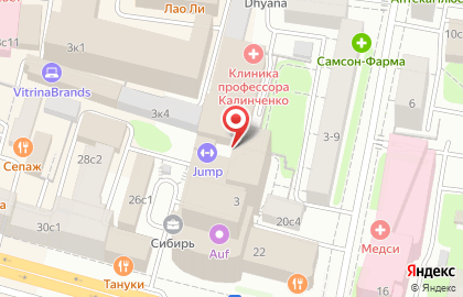 Общественная приемная Уполномоченного по защите прав предпринимателей в Москве на карте