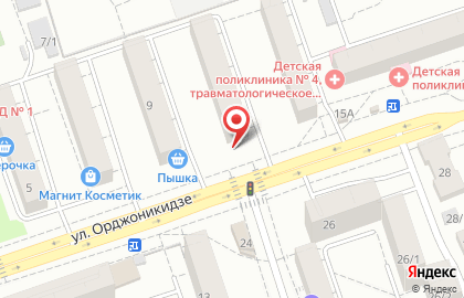 Суши-бар Суши Wok на улице Орджоникидзе на карте