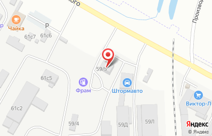 Торговая компания ЕвроТрейд в Железнодорожном районе на карте