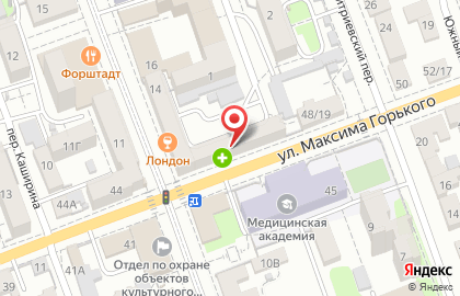 Коворкинг Цоколь на улице Максима Горького на карте