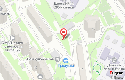 Магазин фруктов и овощей на ул. Родионова, вл9г на карте