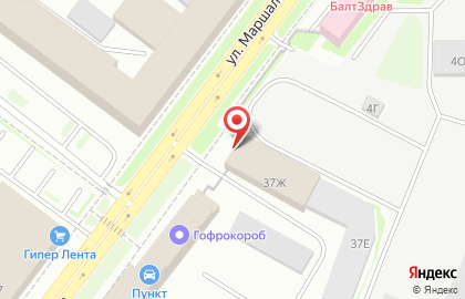 Магазин автозапчастей и автотоваров Аста на улице Маршала Говорова на карте