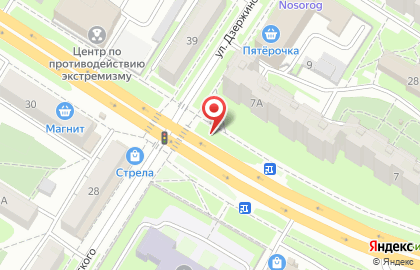 Сеть аптек, ИП Лысова Л.А. на улице Луначарского на карте