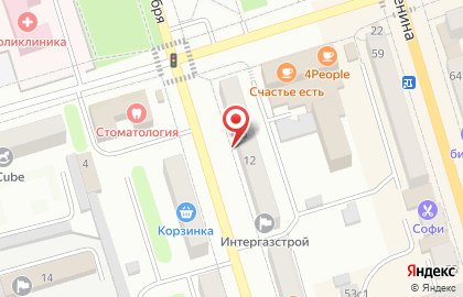 Салон художественной татуировки Камень на улице 50 лет Октября на карте