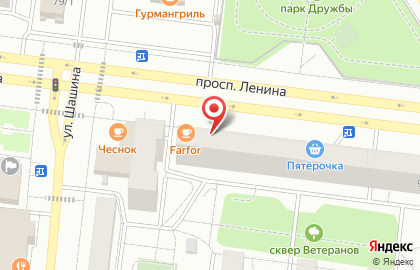 Магазин разливных напитков Beerloga в Октябрьском на карте