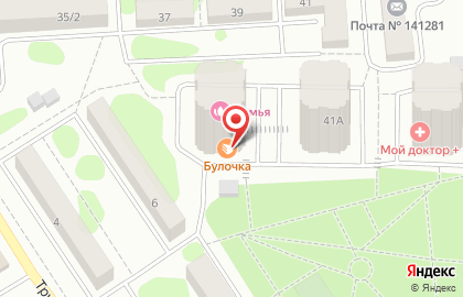 Кафе-пекарня Булочка на Хлебозаводской улице на карте