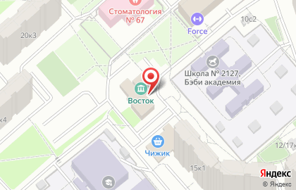 Арт-кластер Восток на Городецкой улице на карте