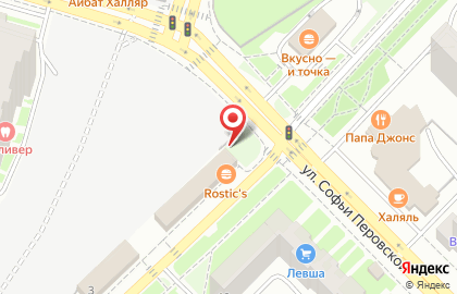 Мягкий ресторан Своя Компания на улице Софьи Перовской на карте