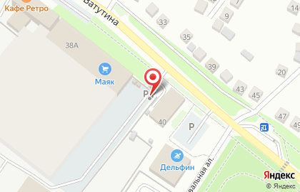 Автостоянка в Белгороде на карте