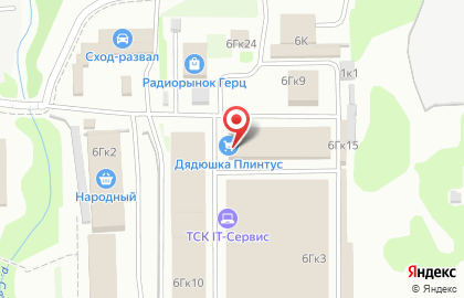 Фирменный магазин Владимирская Фабрика Дверей в Нижегородском районе на карте