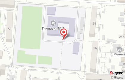 Гимназия №8 в Гражданском переулке на карте