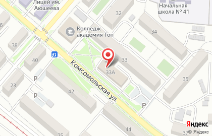 Банкомат АК БайкалБанк на Комсомольской улице на карте