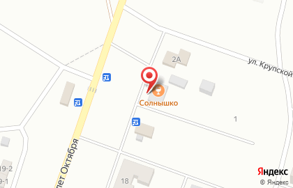 Караоке Солнышко на улице 16 лет Октября на карте