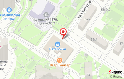 Мастерская по ремонту одежды на ул. Москворечье, 31 к2 на карте