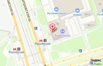 Торговый центр РТС на Дмитровском шоссе на карте