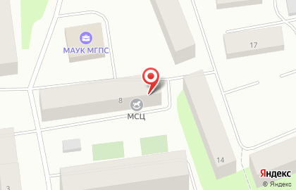 Спортивный центр Молодежный на улице Виктора Миронова на карте