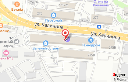 Торговая компания Яrus в Первомайском районе на карте