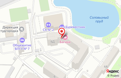 Владимирская областная коллегия адвокатов Защита на Студенческой улице на карте