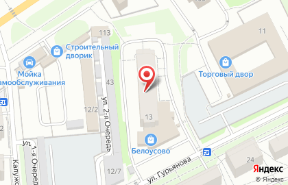 Магазин у дома Бристоль на улице Гурьянова на карте