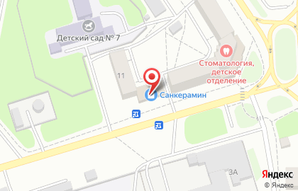 Магазин сантехники Санкерамин в Костроме на карте