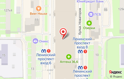 и аксессуаров Colin`s на Ленинском проспекте на карте