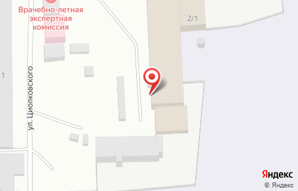 Участок курьерской доставки на улице Комарова на карте