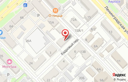 Сияние в Центральном районе на карте