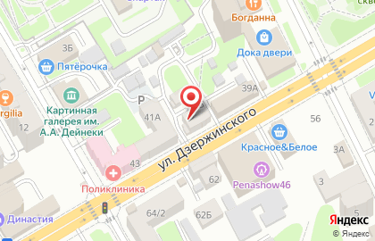 Торгово-производственная компания Соло на улице Дзержинского на карте