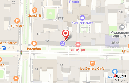 Парикмахерская Две столицы на улице Чайковского на карте