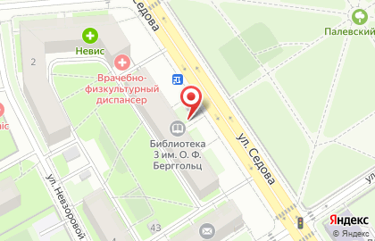 Ремсервис на улице Седова на карте