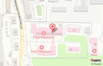 НУЗ Дорожная больница на Летней улице на карте