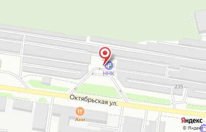 ННК на Октябрьской улице на карте