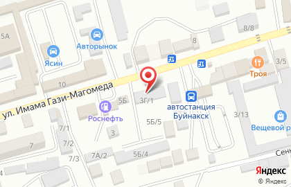 Магазин автокрасок в Буйнакске на карте